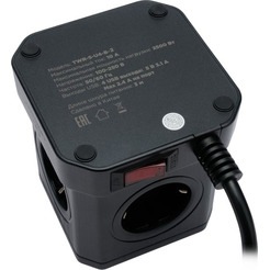 Сетевой фильтр Cablexpert TWR-5-U4-B-3