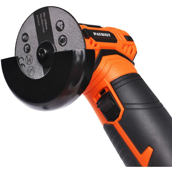 Машина углошлифовальная PATRIOT AG 100Li (110303100) с 2-мя АКБ и ЗУ, кейс