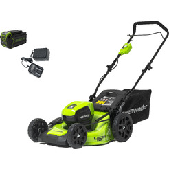 Газонокосилка Greenworks GD40LM46HP 2514407UB (с 1 АКБ и ЗУ)