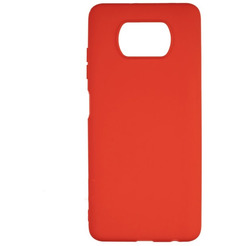 Накладка Case Matte Lux для Xiaomi Poco X3 (Красный)