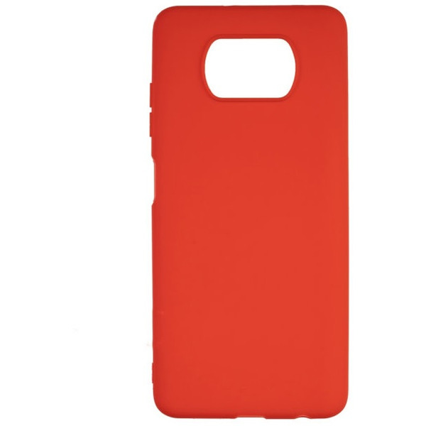 Накладка Case Matte Lux для Xiaomi Poco X3 (Красный)