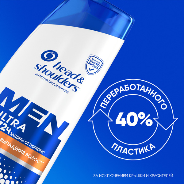 Шампунь для волос Head & Shoulders против выпадения волос, 360 мл
