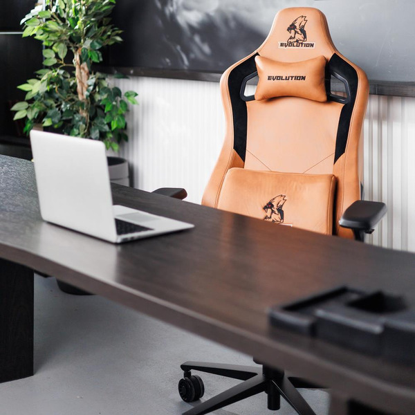 Игровое кресло Evolution Project A Fabric (коричневый)