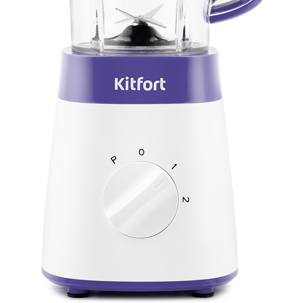 Блендер стационарный Kitfort KT-3031-1 (бело-фиолетовый)