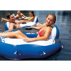 Надувной круг-шезлонг INTEX River Run Connect 58854EU