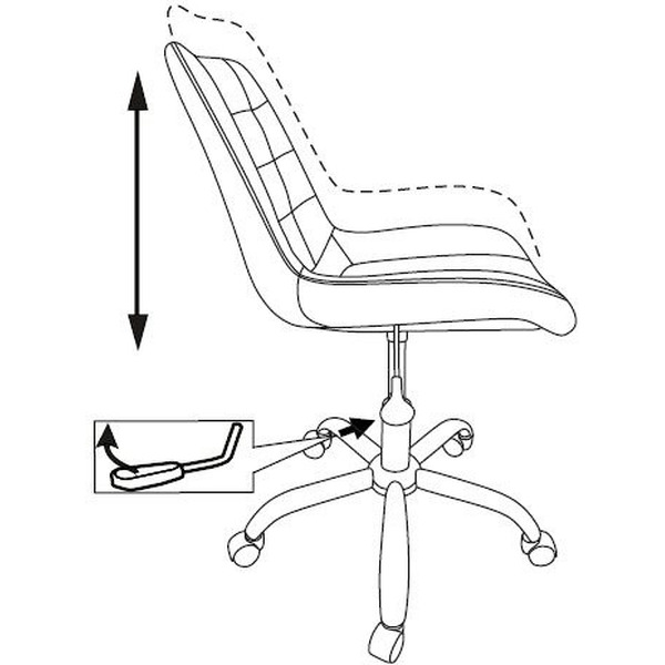 Кресло Бюрократ CH CH W696 SD
