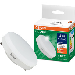 Лампа светодиодная OSRAM Value GX53 12W 4000К FR