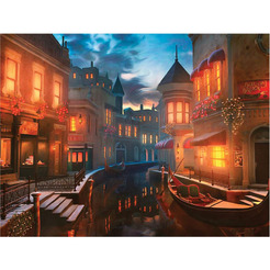Картина стразами (алмазная мозаика) ОСТРОВ СОКРОВИЩ «Ночная Венеция» 662419