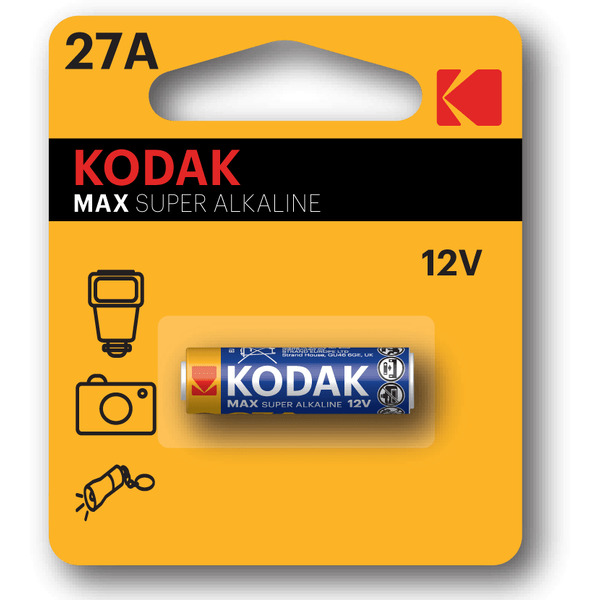 Батарейка Kodak 27A-1BL MAX SUPER Alkaline 30414372-RU1