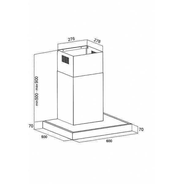 Вытяжка Germes Parma Inox 60