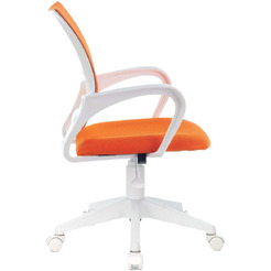 Кресло Brabix Fly MG-396W (белый/оранжевый)