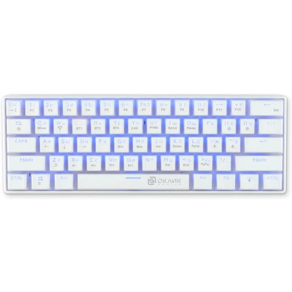 Клавиатура Oklick K763W (белый)