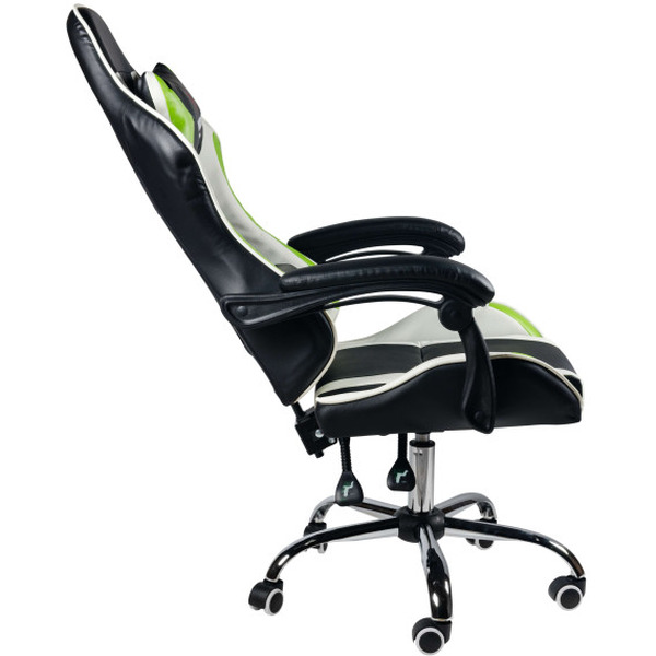 Игровое кресло Calviano Asti Ultimato (черный/белый/зеленый)
