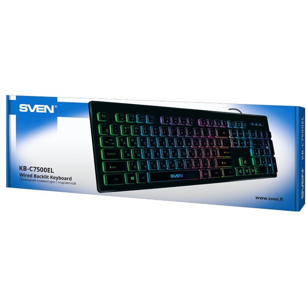 Игровая клавиатура SVEN KB-C7500EL (черная)