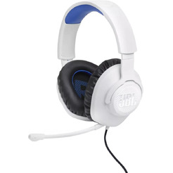Наушники JBL Quantum 100 Play Station бело-синий (JBLQ100PWHTBLU)