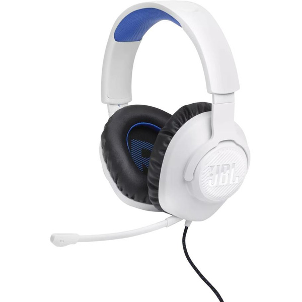 Наушники JBL Quantum 100 Play Station бело-синий (JBLQ100PWHTBLU)