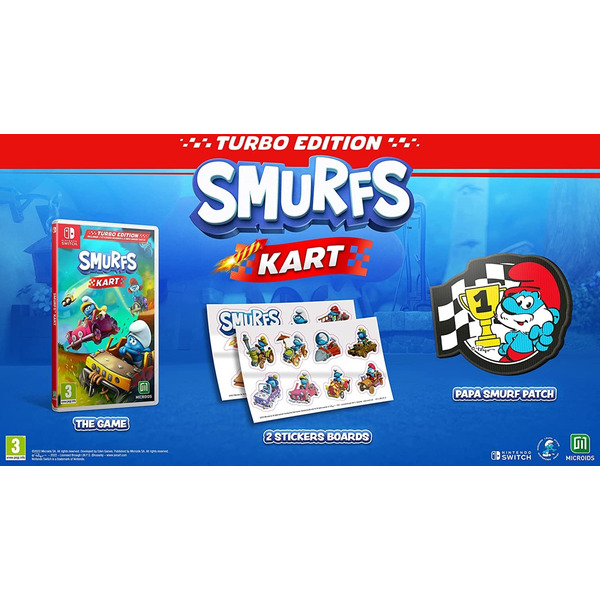 Игра Smurfs Kart. Turbo Edition для Nintendo Switch (EU pack, EN version)