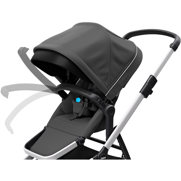 Коляска детская Thule Sleek + Bassinet 11000008 Shadow Gray