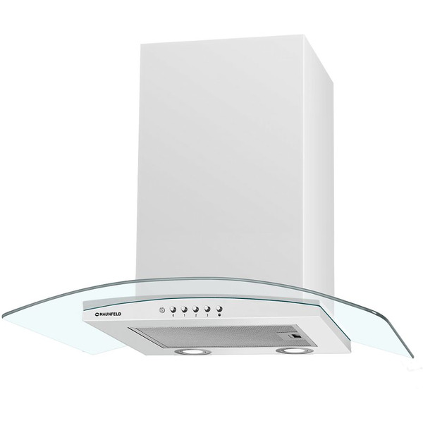 ВЫТЯЖКА MAUNFELD ANCONA PLUS 50 (C) БЕЛЫЙ/прозрачное стекло