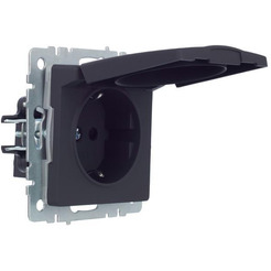 Розетка IEK Brite РСбш10-3-44-БрГ