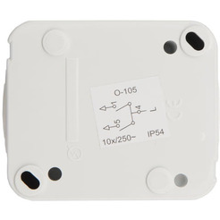 Выключатель двухклавишный KRANZ Mini OG KR-78-0602