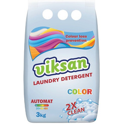 Стиральный порошок для цветного белья VIKSAN 2X Clean 3 кг
