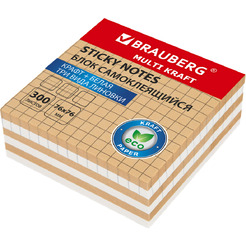 Блок самоклеящийся (стикеры) BRAUBERG 115209