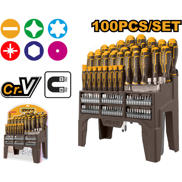 Набор отвёрток INGCO HKSD10028