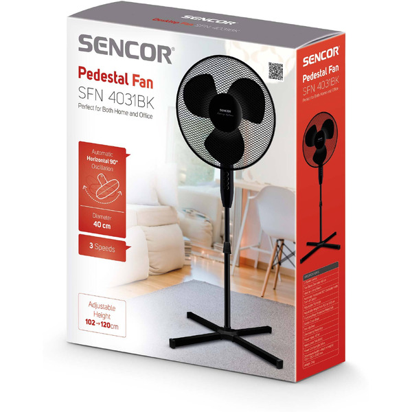 Вентилятор Sencor SFN 4031BK