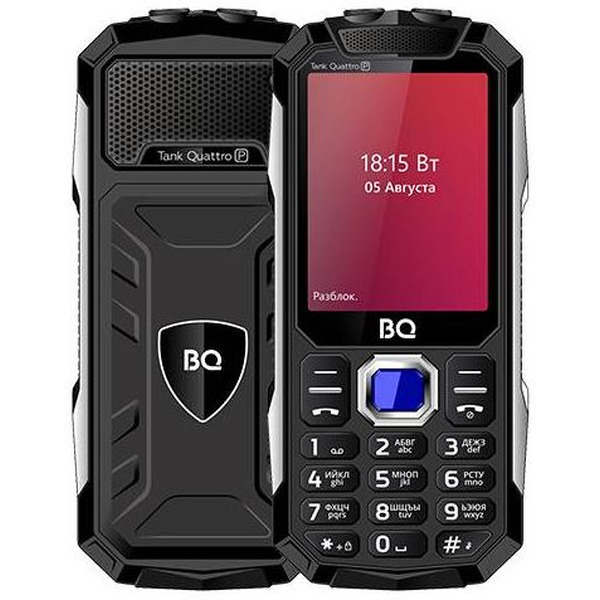 Мобильный телефон BQ-Mobile BQ-2817 Tank Quattro Power (черный)
