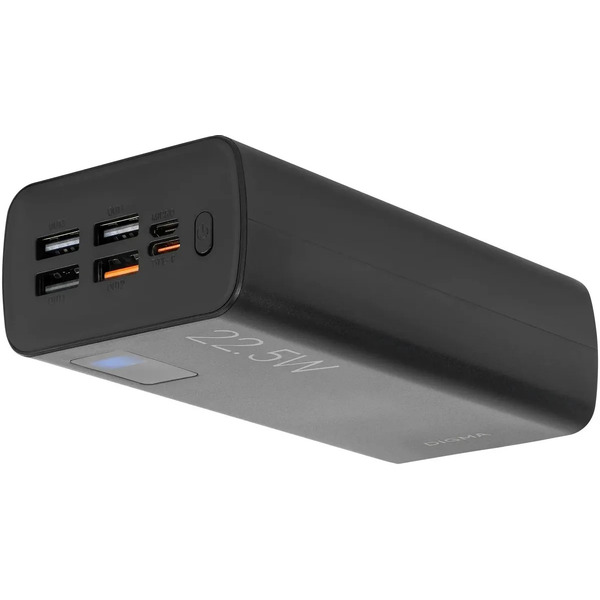 Внешний аккумулятор Digma DGPF30B 30000mAh (черный)