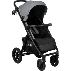 Детская прогулочная коляска Bubago Model Cross City Lux BG 168-3 (темно-серый)