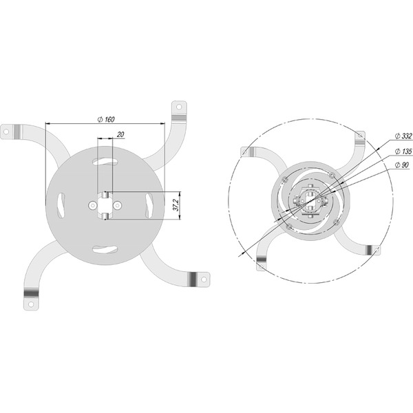 Кронштейн для проектора KSL CMPR-2