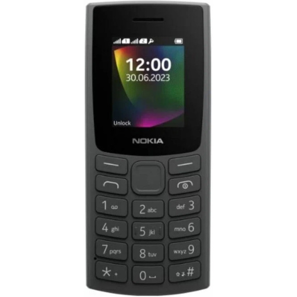 Мобильный телефон Nokia 106 Dual Sim (TA-1564) темно-серый