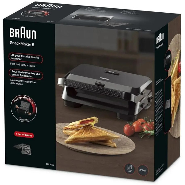Гриль для сендвичей Braun SnackMaker 5 SM5000