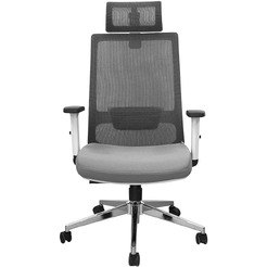 Кресло офисное SITUP MADRID A GREY chrome (сетка Grey /Grey)