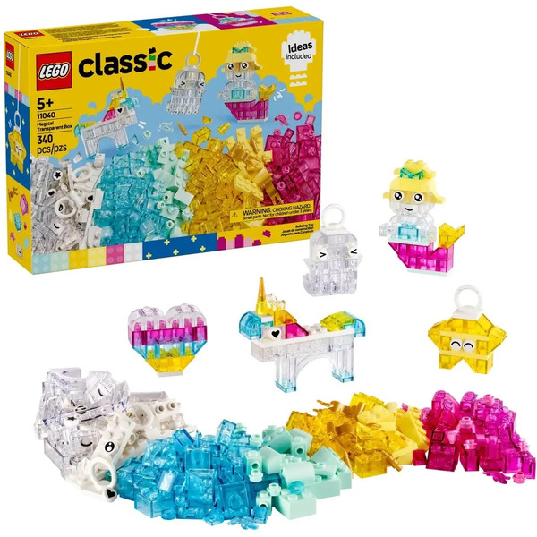 Конструктор LEGO Classic 11040 Волшебный набор с прозрачными кубиками