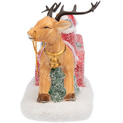 Керамическая фигурка NEON-NIGHT Дед Мороз в санях 505-029