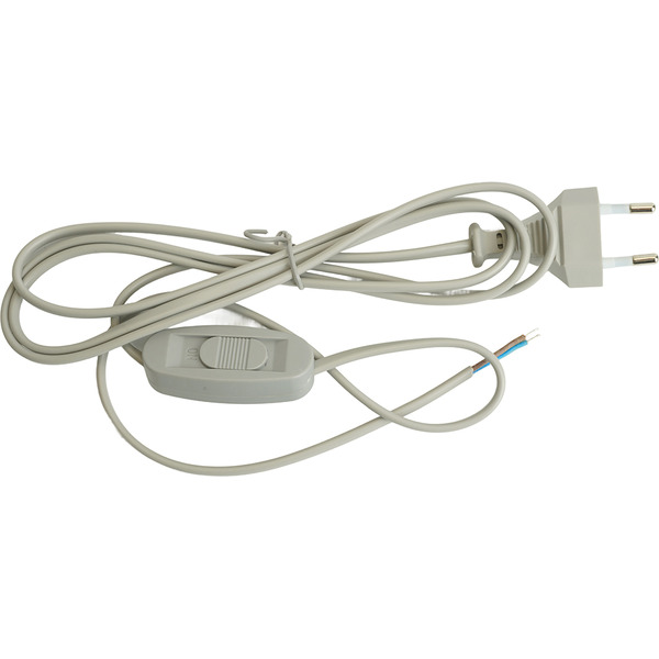 Шнур сетевой Feron KF-HK-1-2 51040 (1.9м, серый)