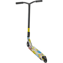 Самокат трюковый Ricos Blaze JL-301P (черный/граффити желтый)