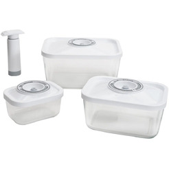 Контейнеры для вакуумных упаковщиков STATUS VAC-Glass-Set White