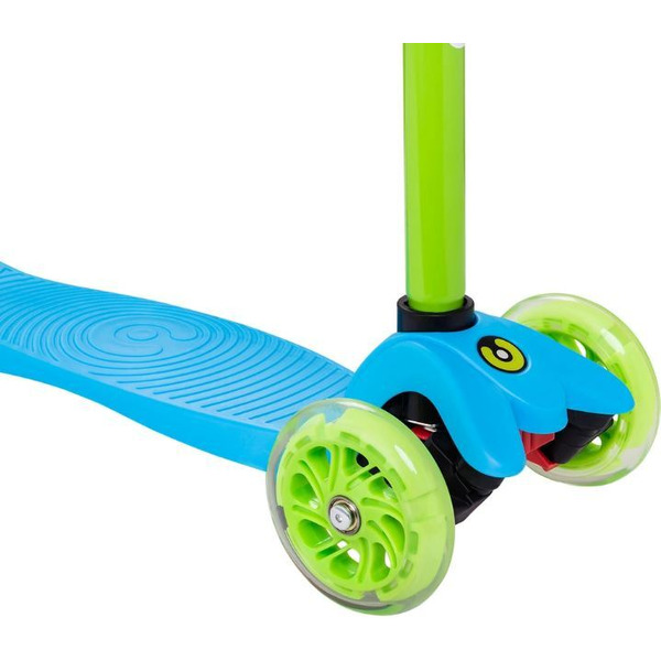 Самокат Ridex Snappy 3D (голубой/зеленый)