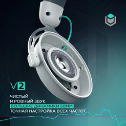Наушники IO by Red Square Graphite v2 io321 (белый)