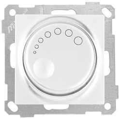 Светорегулятор с подсветкой Mutlusan 2100-444-0201 белый (21 серия)