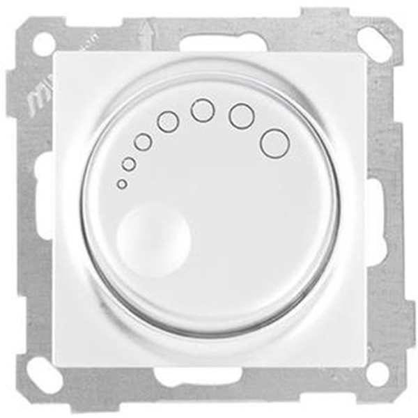 Светорегулятор с подсветкой Mutlusan 2100-444-0201 белый (21 серия)