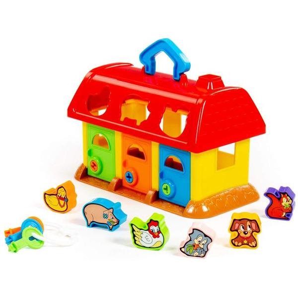 Сортер Полесье Домик для зверей 9173 (в коробке)