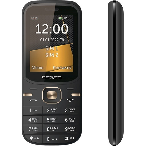 Мобильный телефон TeXet TM-216 (черный)