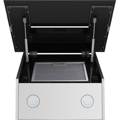 Вытяжка MAUNFELD MERSEY 60 (нержавеющая сталь\черное стекло)