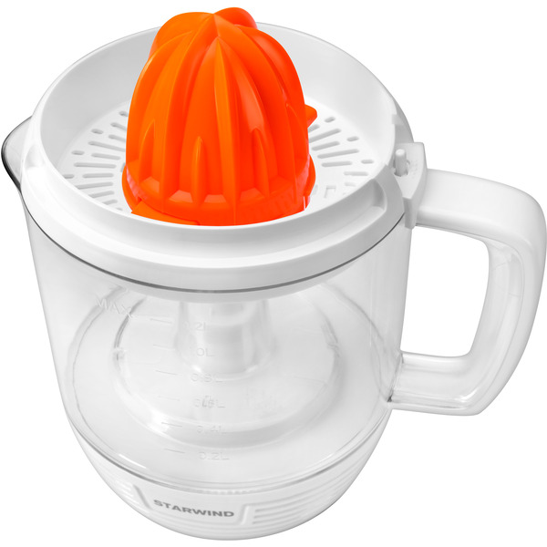 Соковыжималка Starwind SJ1241 (белый/прозрачный)