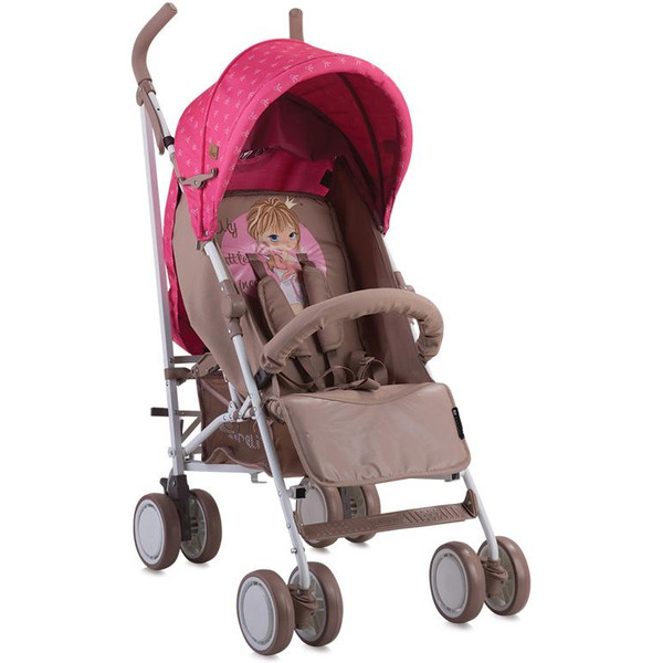 Коляска прогулочная «трость» Lorelli Fiesta 2017 Beige&Rose Princess (10020731703A)